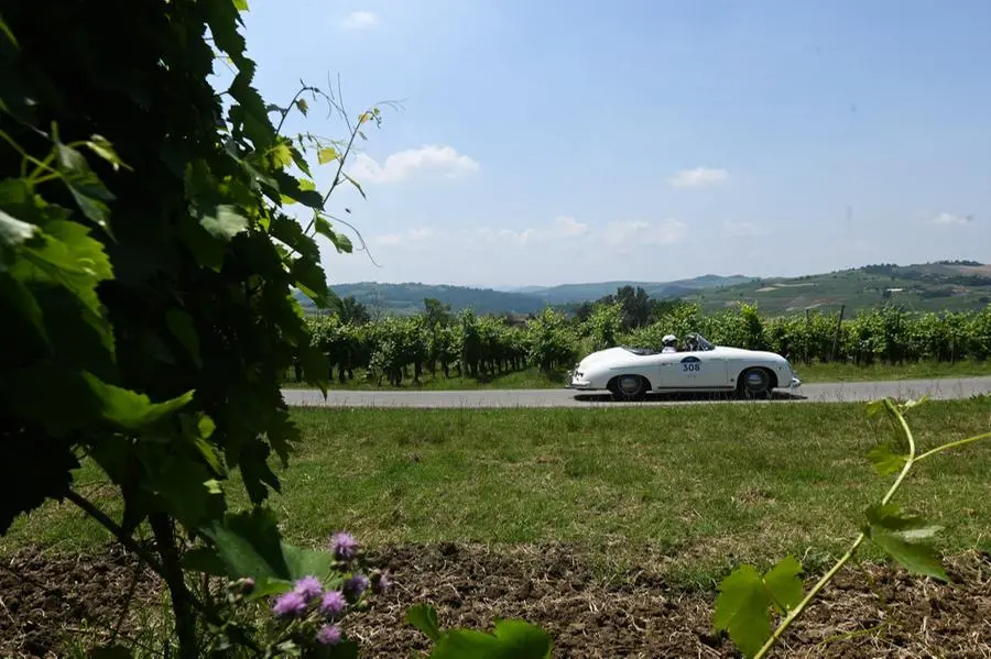 Mille Miglia 2023, il passaggio a Cigognola