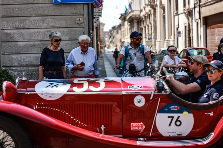 Mille Miglia 2023, il passaggio alla Pallata