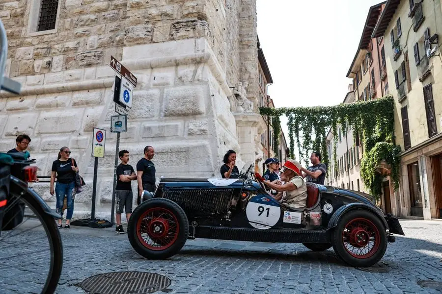 Mille Miglia 2023, il passaggio alla Pallata