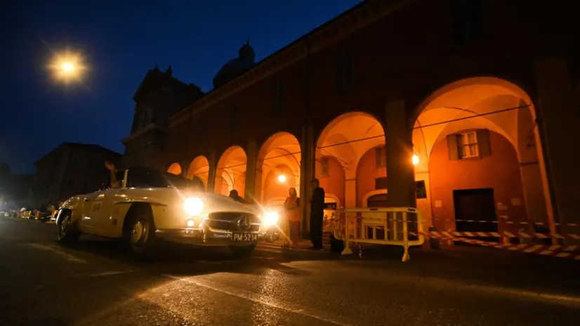 Mille Miglia 2023, il passaggio da Reggio Emilia