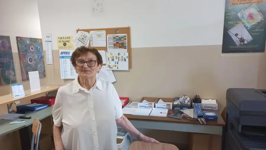 Pierina Bizioli, 85 anni, ha sostenuto l'esame di terza media © www.giornaledibrescia.it