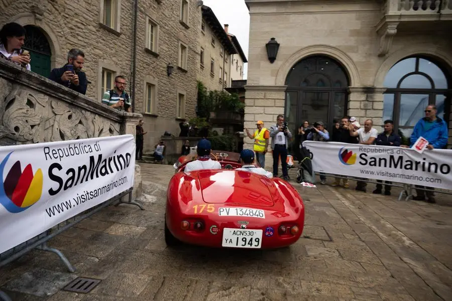 Mille Miglia 2023, il passaggio da San Marino
