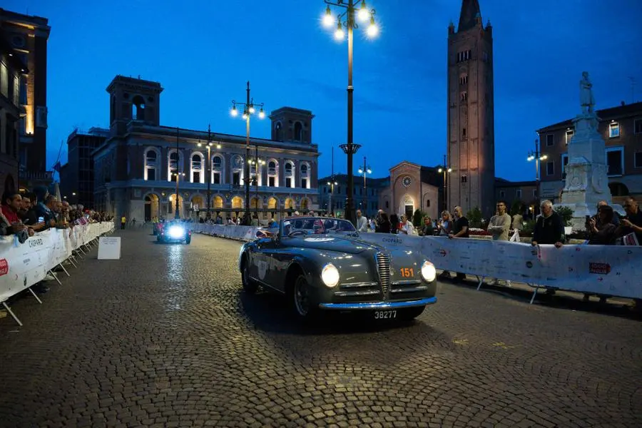 Mille Miglia 2023, il passaggio da Forlì