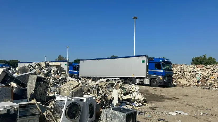 I camion della Germani operativi in Emilia Romagna