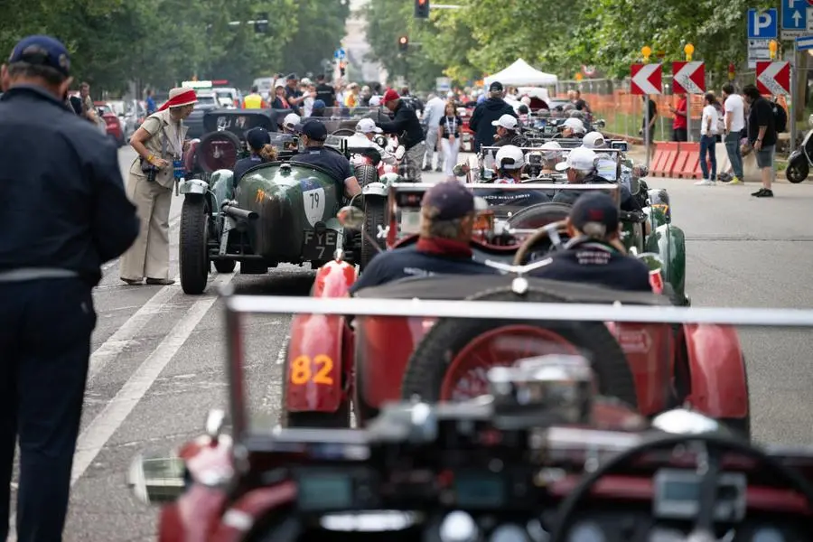 Mille Miglia 2023, la partenza da Milano