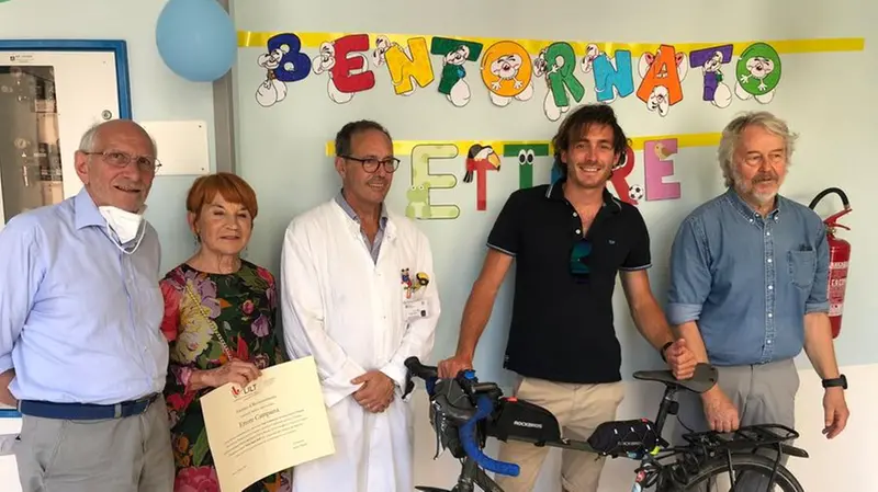 Ettore Campana è tornato a casa: la visita al Civile