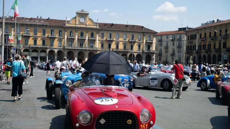 Mille Miglia 2023, il passaggio da Alessandria