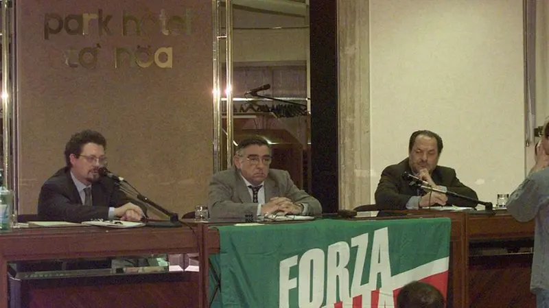 Da sinistra Valerio Prignachi, Alessandro Moneta e Vigilio Bettinsoli (2000) - Foto New Eden Group © www.giornaledibrescia.it