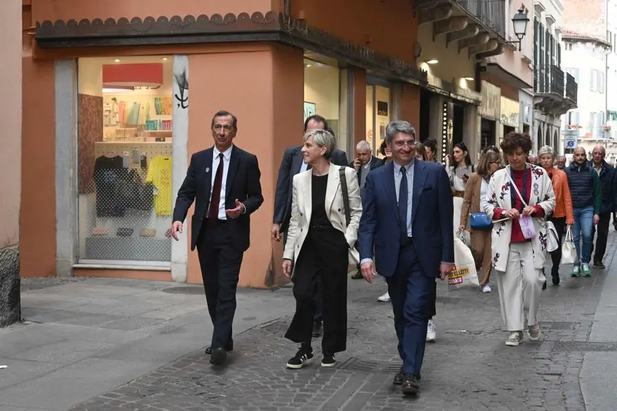 La visita di Giuseppe Sala a Brescia a sostegno di Castelletti