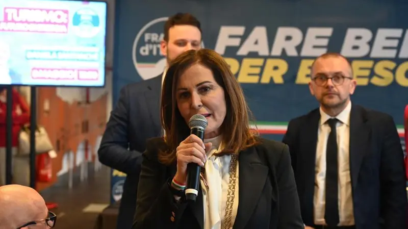 Il ministro Santanchè a Brescia per Fabio Rolfi