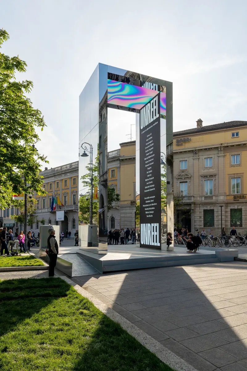 Su TheGate in piazza Vittoria scorrono le opere di Unreel