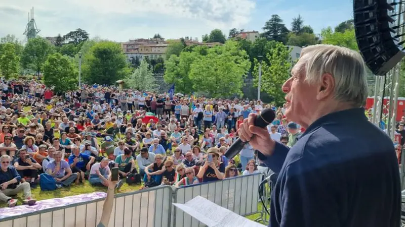 Marcia della Pace: l'arrivo a Palazzolo