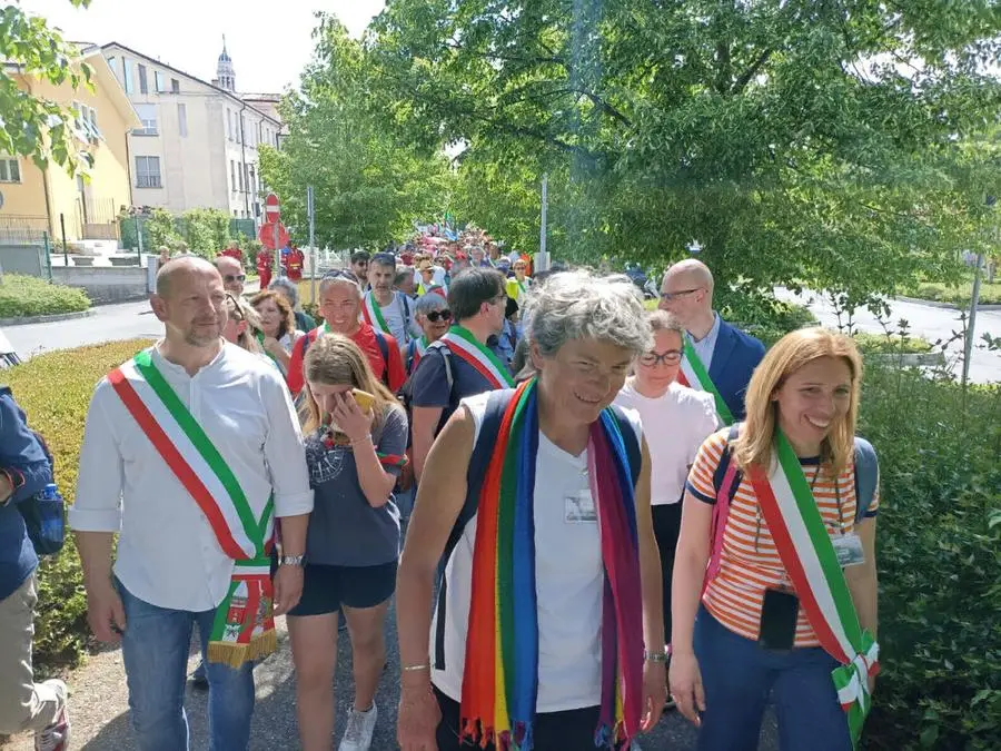 Marcia della Pace: l'arrivo a Palazzolo