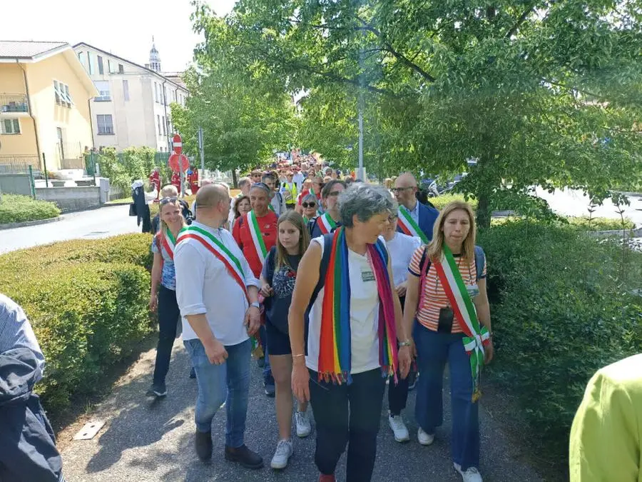 Marcia della Pace: l'arrivo a Palazzolo