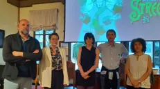 Da destra: Calandrone, Canobbio, Petri, Loretta Santini per Ada D’Adamo e Petrocchi - Foto © www.giornaledibrescia.it