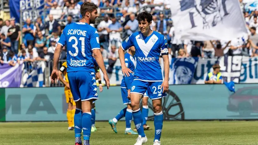 Brescia in campo contro il Pisa al Rigamonti