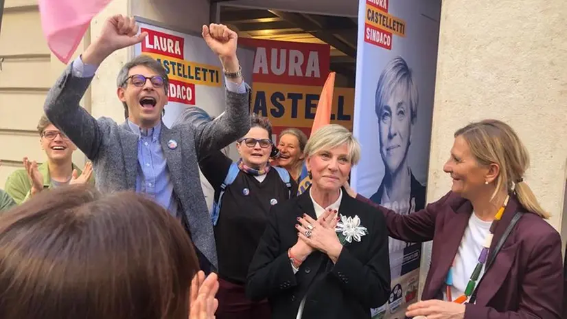 Laura Castelletti è arrivata al comitato in via Mazzini