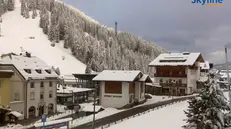 Selva di Val Gardena sotto la neve nel maggio 2019