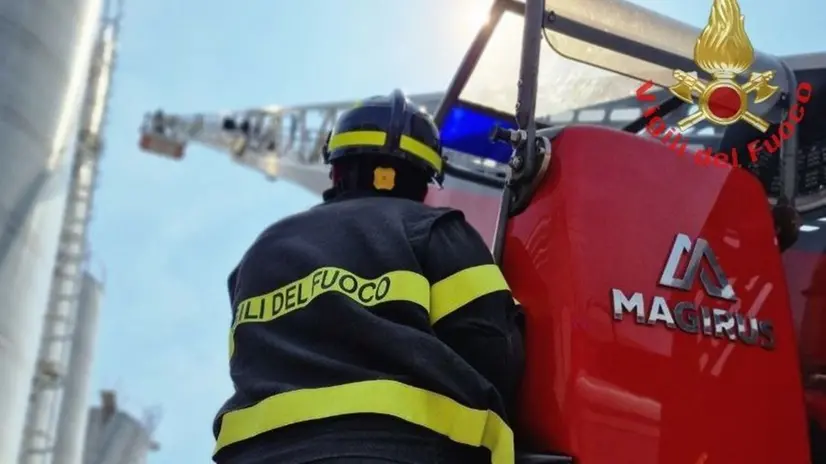 L'incendio alla Forever Plast di Lograto