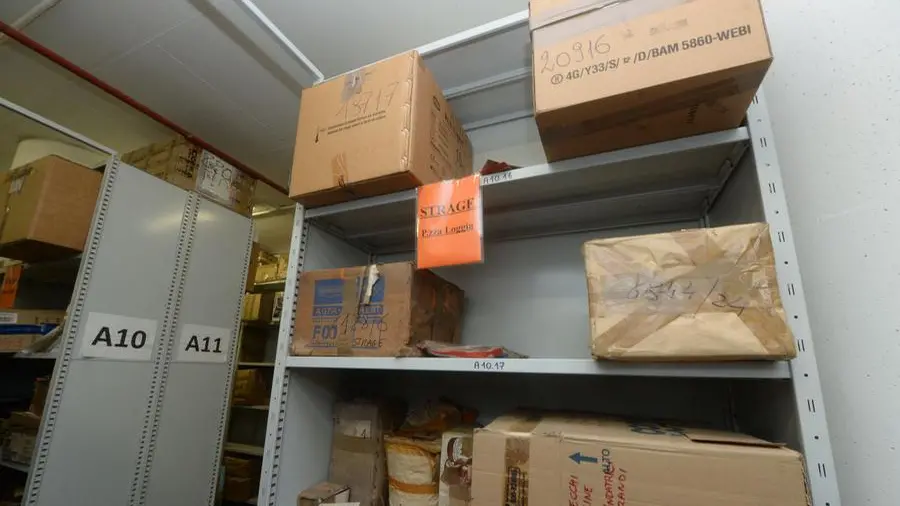 Nel caveau del Tribunale c'è un reparto dedicato alla Strage di piazza della Loggia