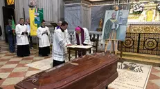 La traslazione della salma del vescovo Foresti in Duomo