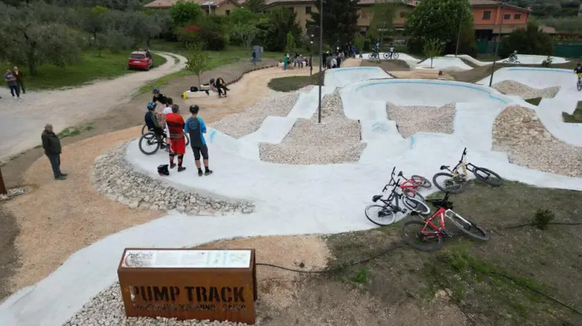 La nuova pump track di Gaino