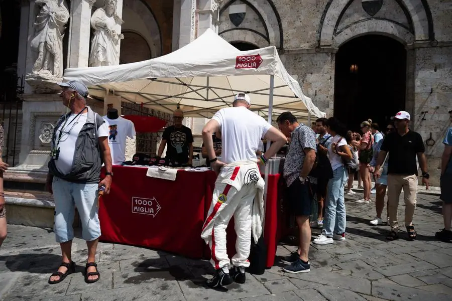 Mille Miglia 2023, la sosta a Siena