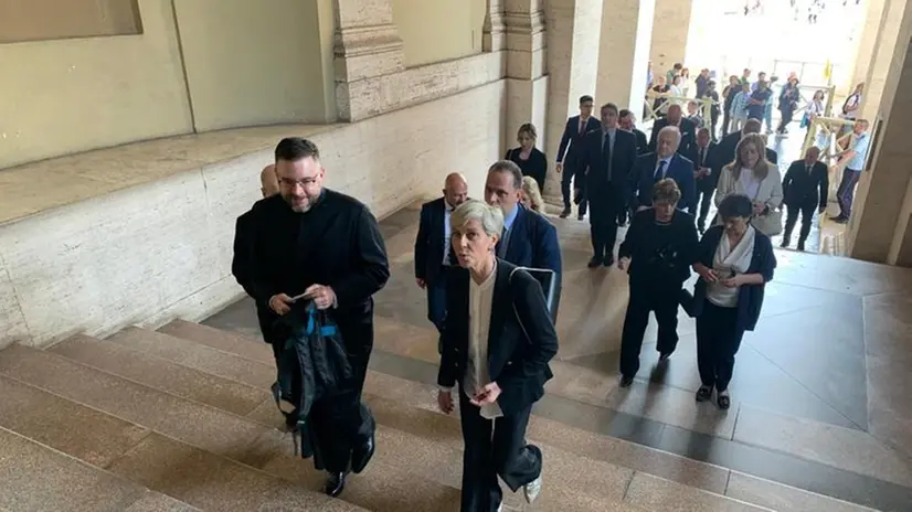 La delegazione bresciana in Vaticano per la consegna del Premio Paolo VI