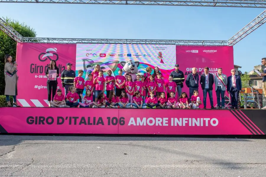 I preparativi per il Giro d'Italia a Sabbio Chiese