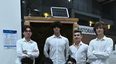I giovani del Cerebotani che l’anno scorso trionfarono al Da Vinci 4.0 con il pannello mangia-smog
