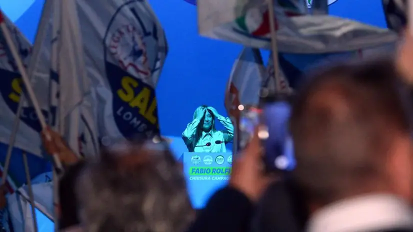 Loggia 2023, Meloni e i big del centrodestra a Brescia per Rolfi