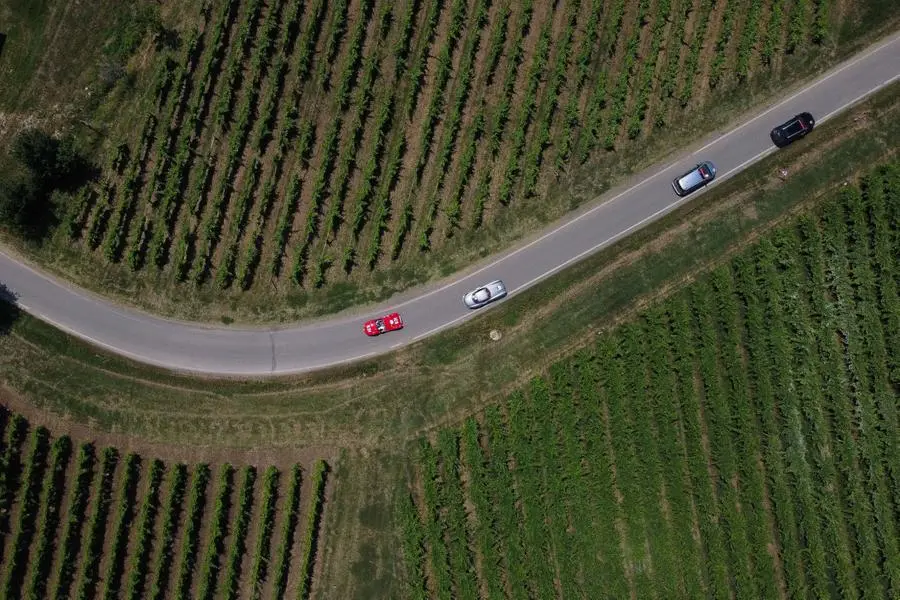 Mille Miglia 2023, il passaggio a San Nazzaro