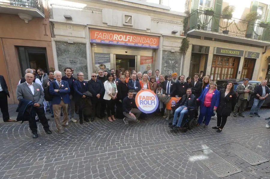 La presentazione della lista civica di Fabio Rolfi