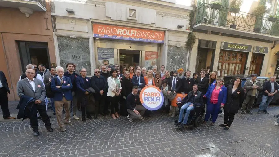 La presentazione della lista civica di Fabio Rolfi