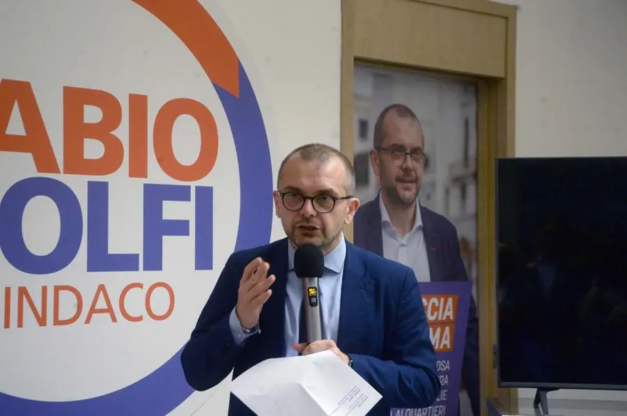 La presentazione della lista civica di Fabio Rolfi