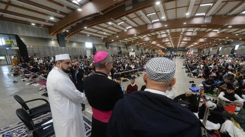 I fedeli dell'Islam al Brixia Forum