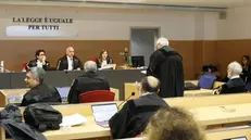 L'udienza in tribunale a Brescia - Foto Ansa/Riccardo Bortolotti © www.giornaledibrescia.it