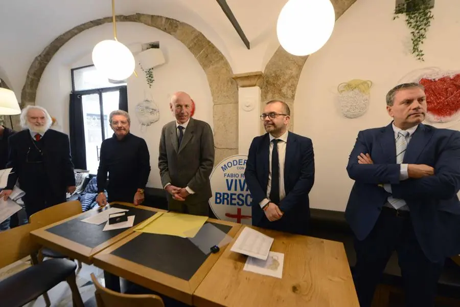 La presentazione della lista civica Viva Brescia