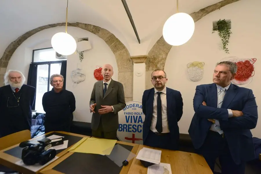 La presentazione della lista civica Viva Brescia