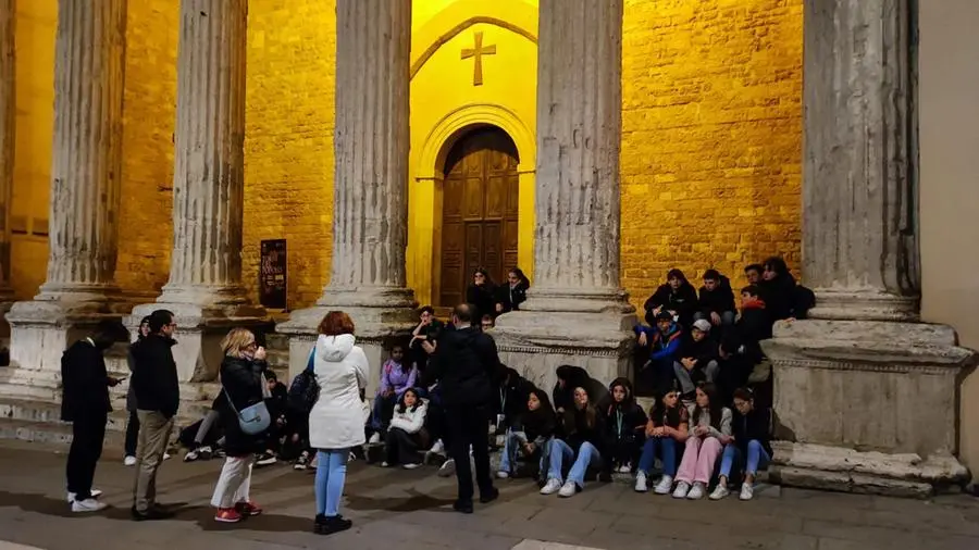 Ragazzi bresciani in pellegrinaggio ad Assisi