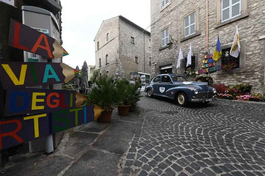 Mille Miglia 2023, il passaggio da Viterbo