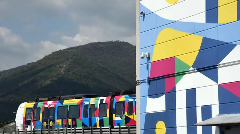 Il murales realizzato da Luca Font