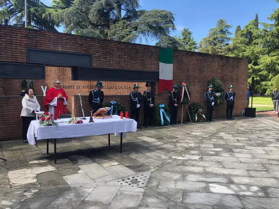 La commemorazione del 25 Aprile al cimitero Vantiniano