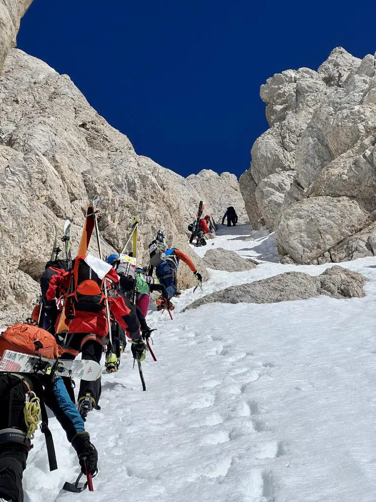 Scialpinistica dell'Adamello: la Ugolini alla scoperta del Gran Sasso