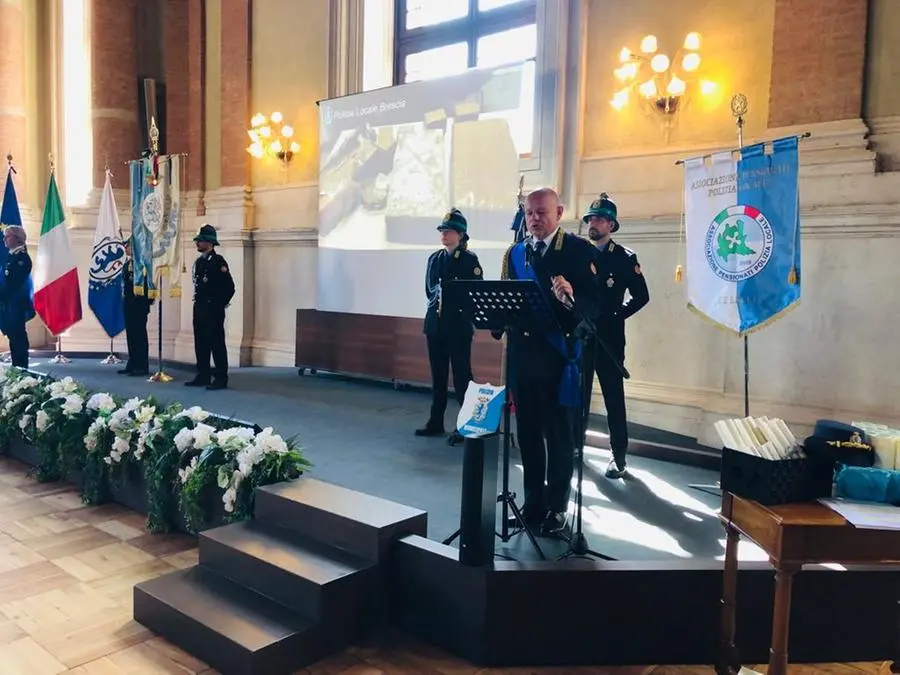 La festa per i 150 anni della Polizia locale