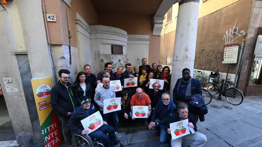 La presentazione della lista «Al lavoro con Brescia»