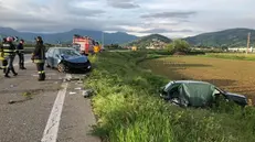 Un incidente mortale lungo la curva della Sp 469 nel 2019 - © www.giornaledibrescia.it