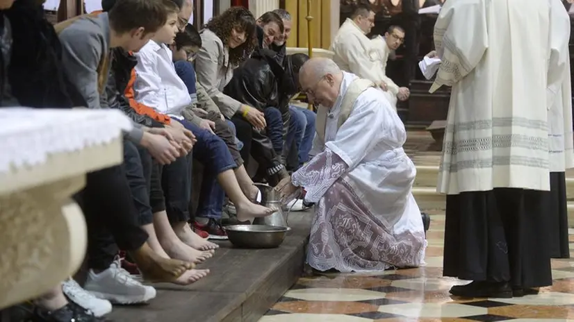 La messa in Coena Domini di giovedì 6 aprile