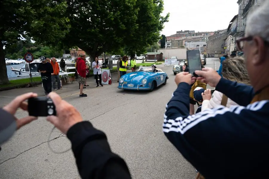 Mille Miglia 2023, il passaggio da Marta