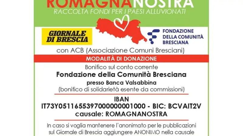 Ecco come partecipare alla raccolta fondi RomagnaNostra